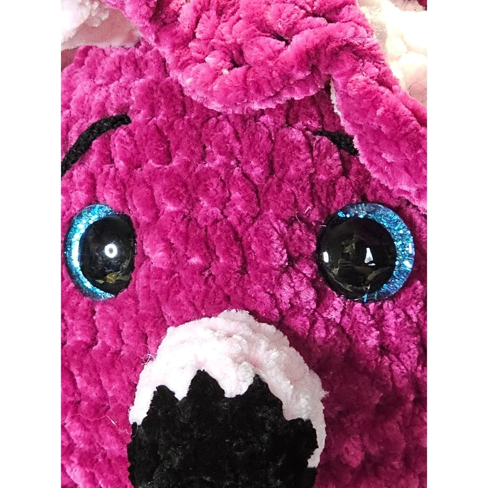 Handmade Crochet Knitted Flamingo Pink‎ 14